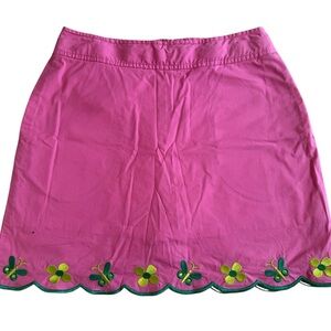 Lilly Pulitzer Hot Pink Skirt Summer Pink Size2